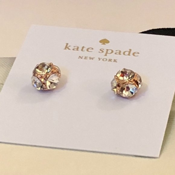 NWT - KATE SPADE - Lady Marmalade Studs Gold! - Picture 6 of 7